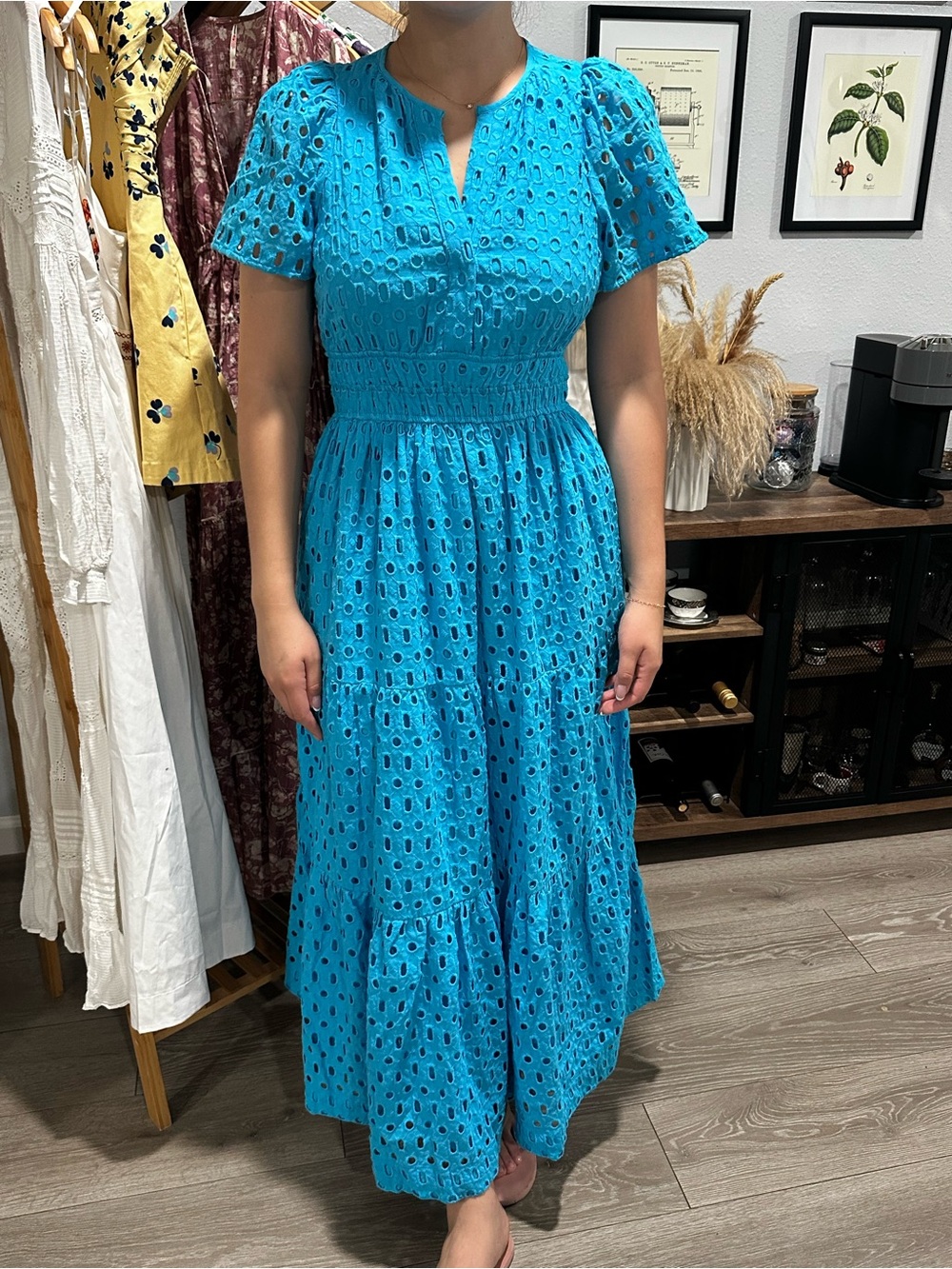 NWOT Anthropologie The Somerset Maxi Dress: Eyelet Edition